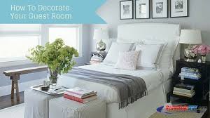 how to decorate your guest room