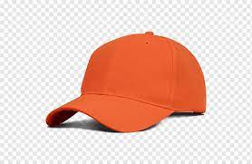 orange baseball baseball cap png
