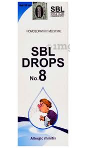 sbl drops no 8 for allergic rhinitis