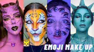 crazy emoji makeup challenge tik tok