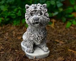 Yorkshire Terrier Garden Figurine
