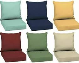 Explore a variety of classic styles with solid colors, as well as more adventurous versions featuring stripes, florals and prints, and find patio cushions that match your personality and style. Chair Patio Furniture Cushion Sets For Sale In Stock Ebay