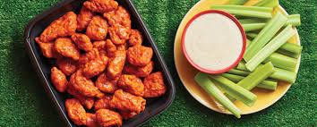 boneless wings during the super bowl