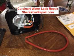 cuisinart water leak repair replace