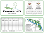 Scorecard - Frankford Golf Course