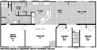 sectional mobile home floor plan the