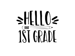 Hello First Grade Graphic by TheSmallHouseShop · Creative Fabrica
