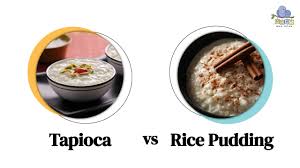 tapioca vs rice pudding how they