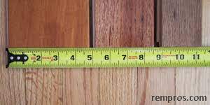 hardwood flooring sizes standard
