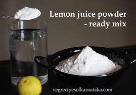 lemon juice powder recipe how to make