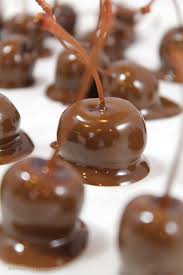 homemade chocolate covered cherries