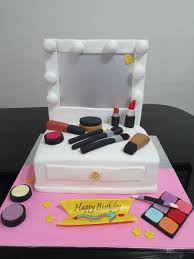makeup theme cake birthday cake food