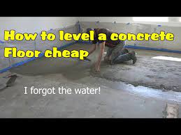 How To Level A Concrete Floor
