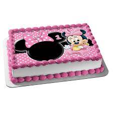 Mini Mouse 1st Birthday Cake Mini Mouse Birthday Cake Mini Mouse 1st  gambar png