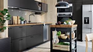 The look is super streamlined and a bit raw, with every piece made to order to suit your specific kitchen system. Kungsbacka Anthracite Kitchen Clean And Stylish Ikea Ca