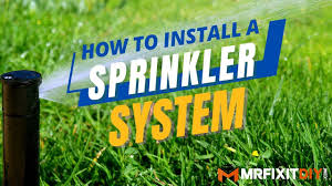 how to design a home sprinkler system