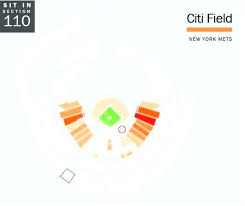 Citi Field Seating Map Field Seat Map Also With Numbers