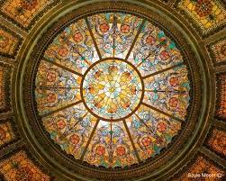 Millet Stained Glass Dome Ceiling