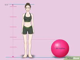 correct size yoga ball