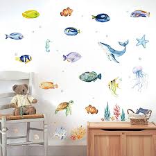Decalmile Under The Sea Wall Stickers