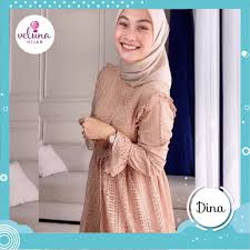 Inspirasi model baju pesta brokat simpel untuk hijaber yang ingin ke kondangan jadi bridesmaid. Harga Dress Brokat Terbaik Juni 2021 Shopee Indonesia