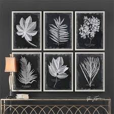 Foliage Framed Prints Wall Art Set Of