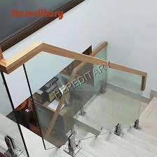 See how i install a staircase handrail and the tools needed in order to do this. Modern Glass Balustrade Spigot And Tempered Glass Clip Indoor Glass Stair Railing China Frameless Glass Railing Handrail Railings Glass Spigot Made In China Com