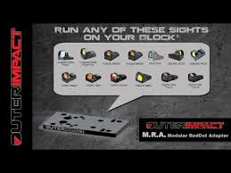 Install Any Of The Following Red Dot Sights On Your Glock Trijicon Vortex Leupold Burris Etc