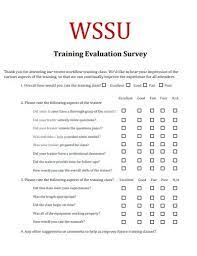 83 post training feedback surveys