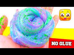 fluffy slime without glue or shaving