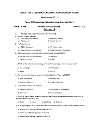 registered ian exam question