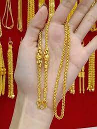 24k thai yellow gold necklace jewelry