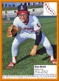 1979 ken brett | Mlb uniforms, Major league baseball teams, Angels baseball
