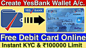 Send money instantly 24/7, locally or even abroad. How To Create Yesbank Wallet Account And Get Instant Free Debit Card With Wallet Limit 1 Lac Youtube