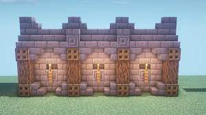 Minecraft Wall Design Minecraft Wall