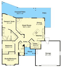 Pueblo Style House Plan 72191da