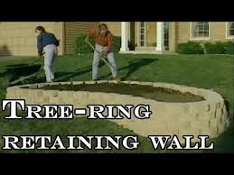 How To Build Tree Ring Retaining Wall