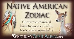 Native American Zodiac Astrology Animal Birth Signs Totems