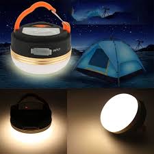 Outdoor Camping Hiking Light Lantern Rechargeable Led Usb Tent Warm White Lamp Black Yellow Hiking Light Camping Lights Tent Lighting