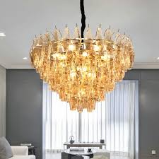 Cone Hanging Ceiling Light Modern Amber