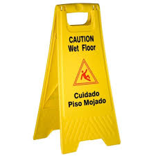 rubbermaid wet floor sign multi lingual