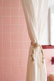 a cloth shower curtain