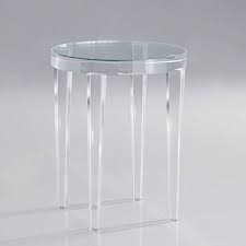 Round Table With Glass Top Boda Acrylic