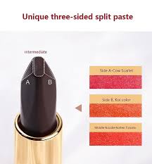 three color lipstick matte rotten