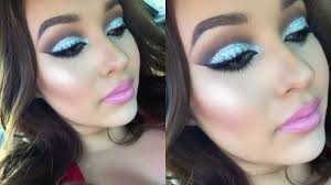 glitter prom makeup tutorial you