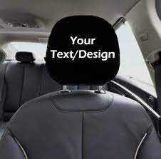 Personalized Car Headrest Covers