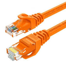 why is my ethernet cable flashing orange