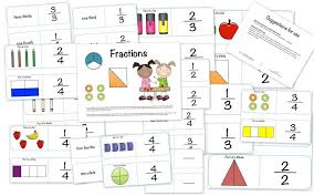 Each set of fraction cards can be used to practice skills on fractions and can be used at home and in the classroom. Fraction Flash Cards Memory Matching Game
