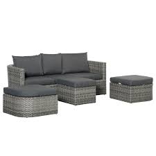 Double Chaise Lounge Furniture Set