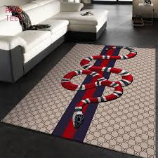 gucci snake red blue area rugs living